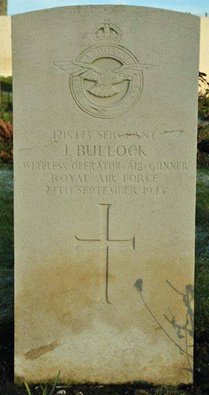 Sgt Jack Bullock<br/><br /><br />died September 27th, 1943